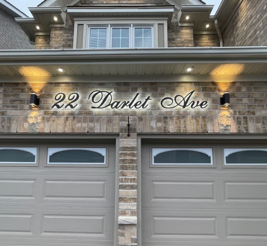 Improve Your Entryway with Elegant and Fashionable Backlit Home Numbers